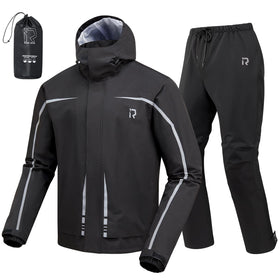 RIDEIRON front jacket view shows waterproof protection and handy pockets