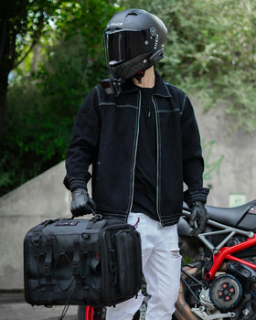 RIDEIRON side bottle pocket with easy one-handed access benefit