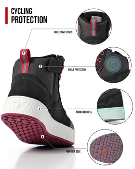 RIDEIRON water-repellent Oxford fabric upper for abrasion resistance