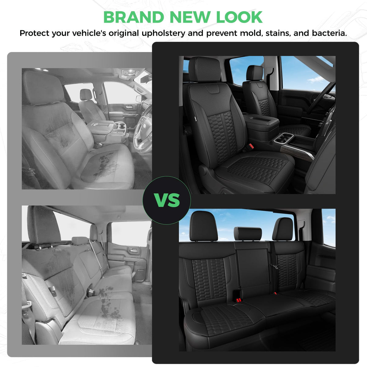 RIDEPOSH armrest storage and jump seat open showing functional access