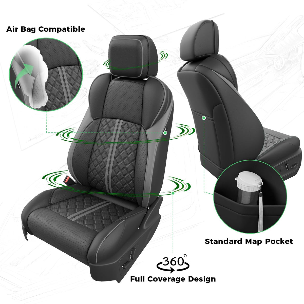 RIDEPOSH console and armrest cover demonstrating unified cabin protection
