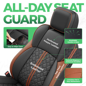 RIDEPOSH embossed faux leather close-up highlighting texture and premium appearance