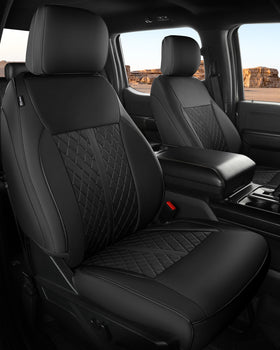 RIDEPOSH front seat full view showing tailored fit and upgraded look