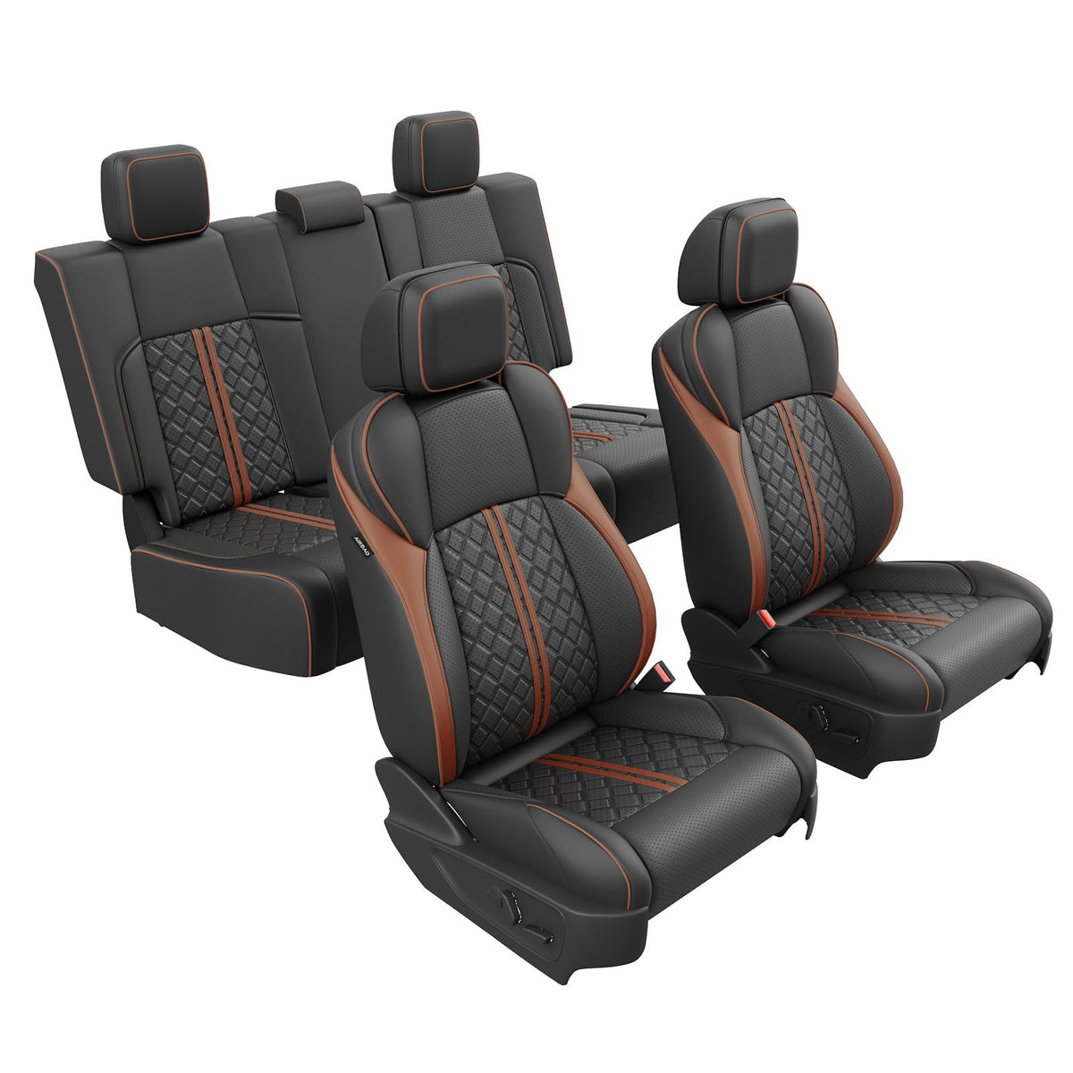 RIDEPOSH seat cover scale with a person sitting to show fit and comfort benefits
