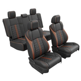 RIDEPOSH seat cover scale with a person sitting to show fit and comfort benefits