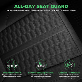 RIDEPOSH seat cutouts for airbags and LATCH demonstrating safety access