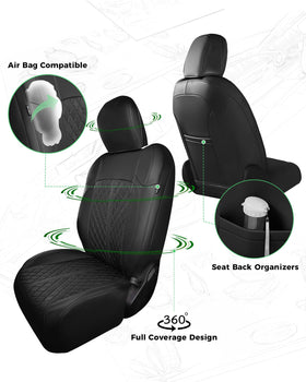 RIDEPOSH side profile with seatback organizer for added storage convenience