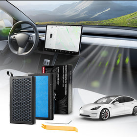 Ridering filter next to Tesla component showing exact-fit accuracy