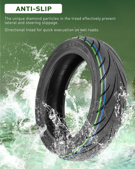RidTianTek tire mounted on NIU KQi2 Pro demonstrating proper fit and performance