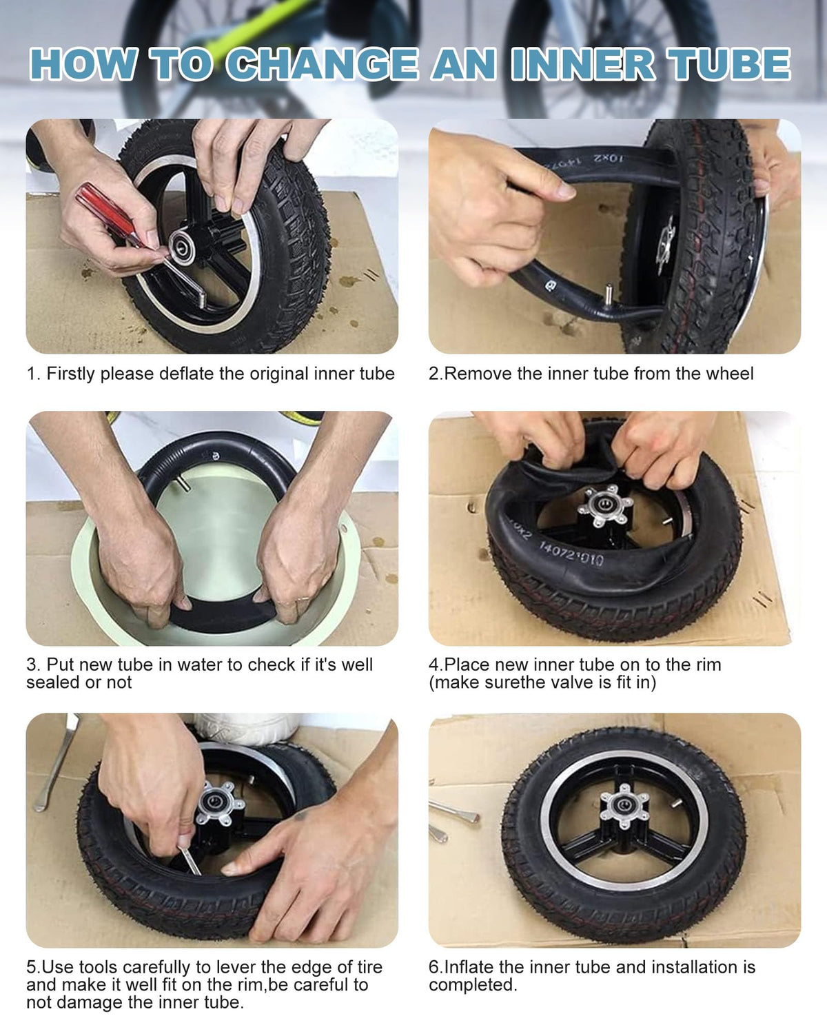 RidTianTek two-pack unboxed with both inner tubes visible for value and spare readiness