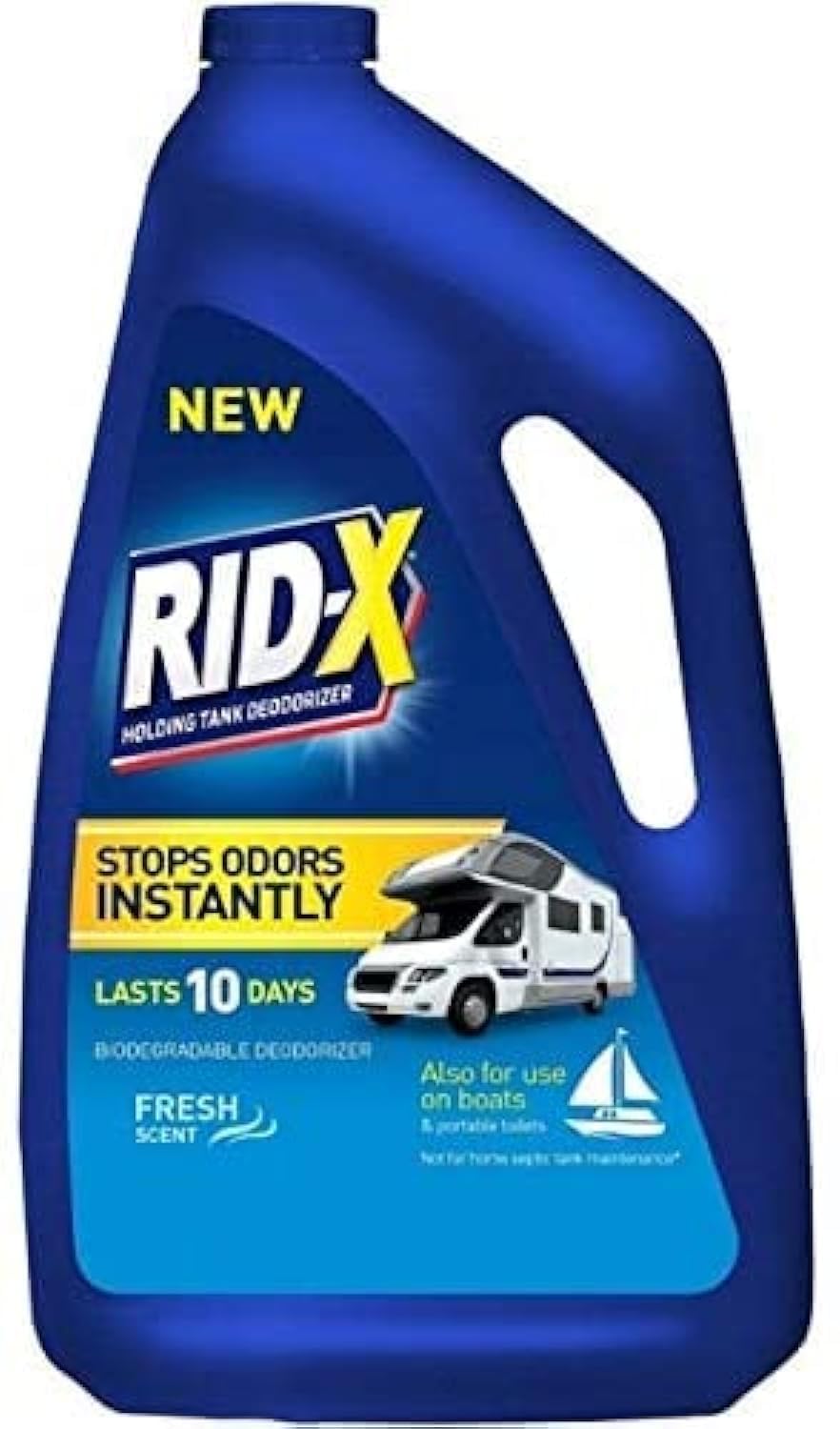 Rid-X 48oz bottle front label showing citrus scent and treatment benefits