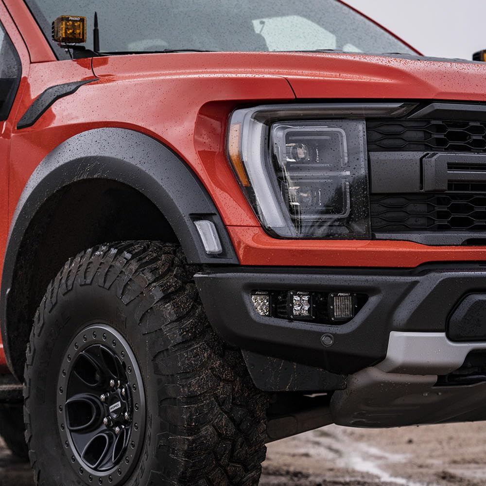 RIGID INDUSTRIES close-up of polycarbonate lens highlighting durability benefit