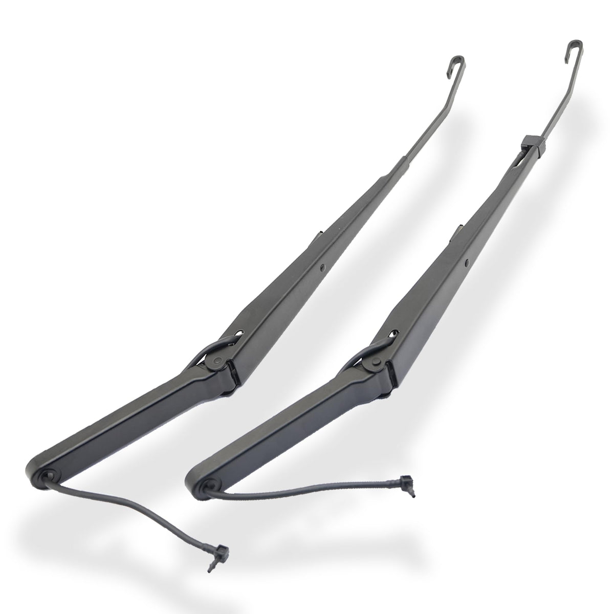 RigidWire side profile of arm showing proper sweep arc for clear wiping