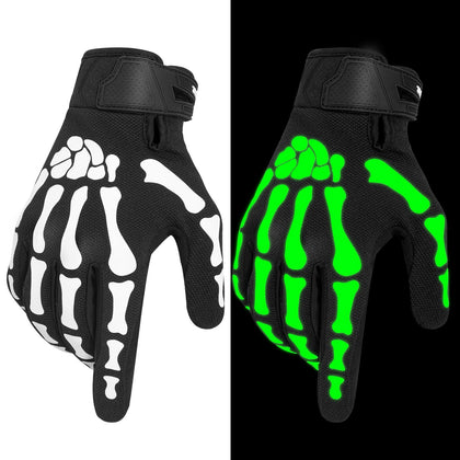 RIGWARL front view showing glow skeleton design and full glove silhouette for style