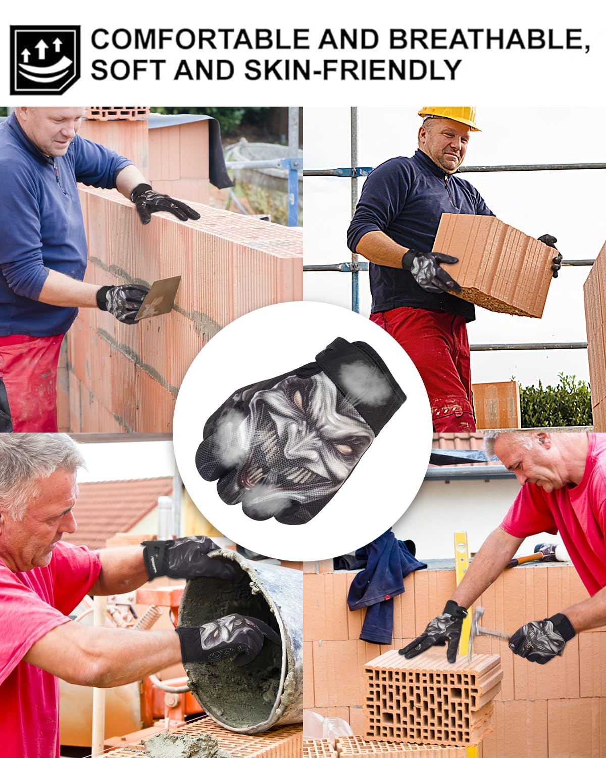 RIGWARL gloves in use on motorcycle handlebars for improved comfort and control