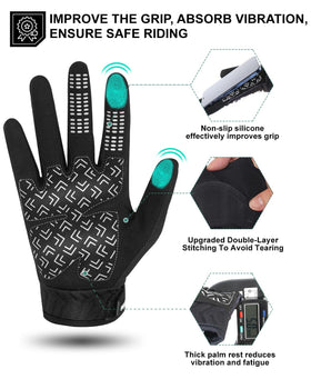 RIGWARL palm close-up with silicone print offering superior grip