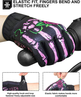RIGWARL woman rider wearing gloves on motorcycle for comfortable control