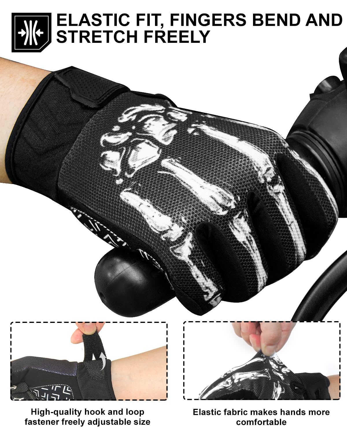 RIGWARL wrist strap hook-and-loop for quick secure fit