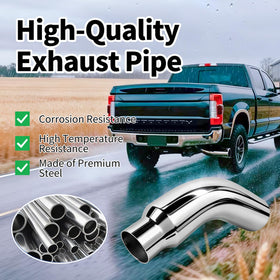RILMATON installed on truck tailpipe displaying improved rear styling
