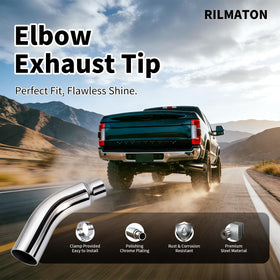 RILMATON side profile of the 135-degree elbow demonstrating directional change