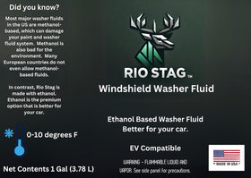 Rio Stag pouring into car reservoir demonstrating safe EV compatibility benefit