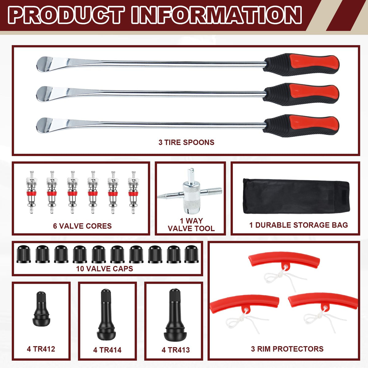 Riseuvo durable storage bag packed with tools for portability and organized storage