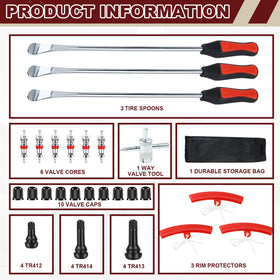 Riseuvo durable storage bag packed with tools for portability and organized storage