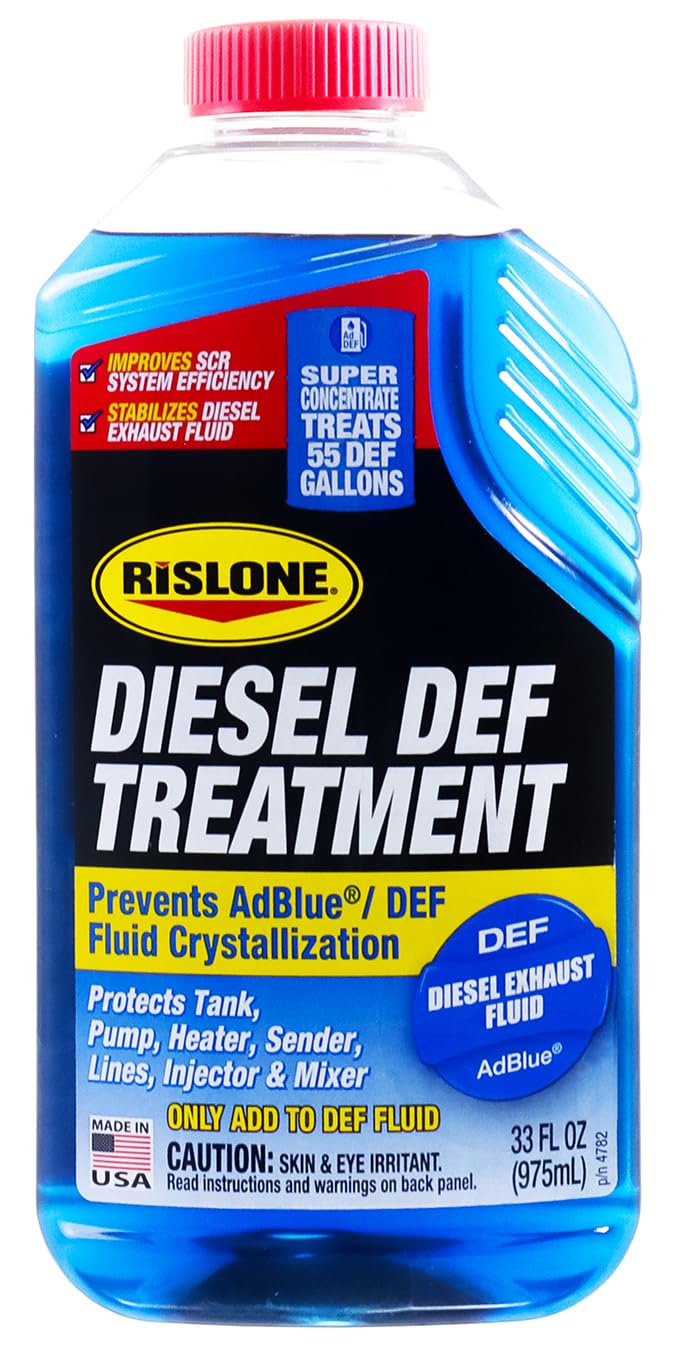 Rislone 4782 front label showing product benefits and concentrate dosing