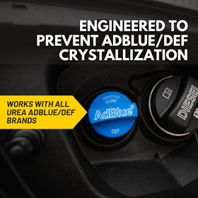Rislone bottle close-up label emphasizing crystallization prevention benefit