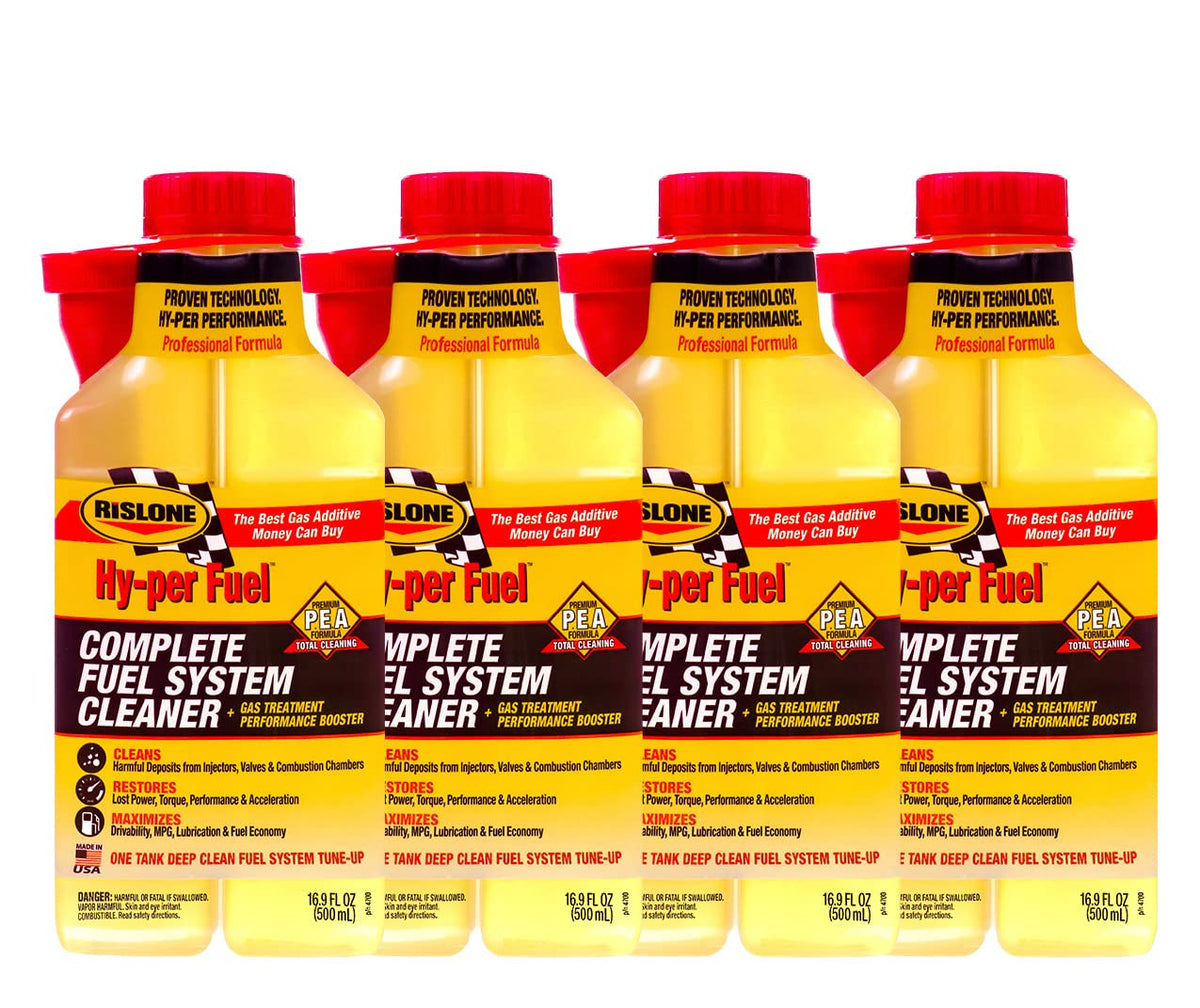 Rislone dual-cavity front pack of 4 showing bottles and benefits
