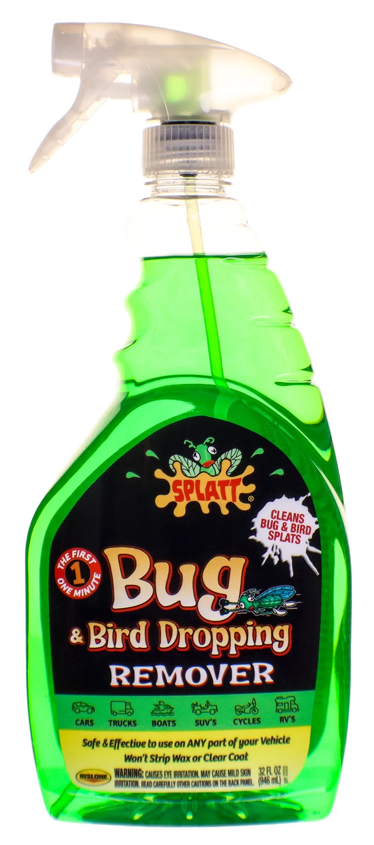 Rislone bottle front label showing 32 fl oz and product name for quick identification and benefit