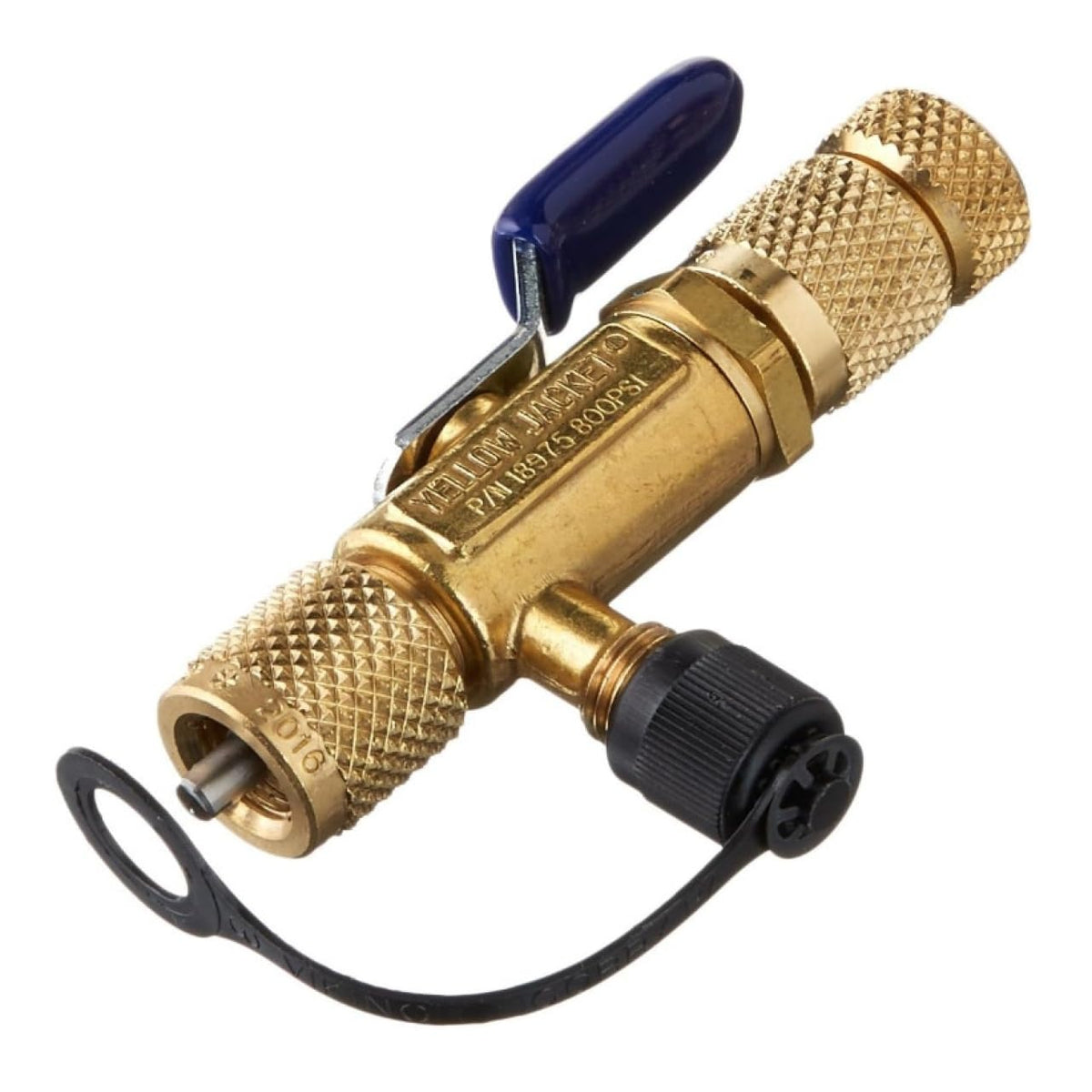 Ritchie Yellow Jacket 18975 front view showing valve and saves time during charging