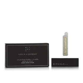 RITUALS front packaging displaying 6 ml car perfume, elegant design and benefit