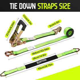 RIVAUTURM axle strap with D-ring protecting tire and rim