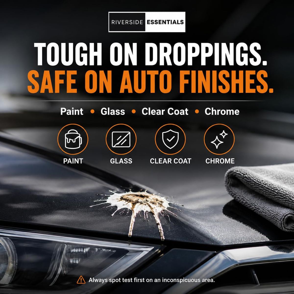 Riverside Essentials spray nozzle in action releasing cleaner, demonstrating precise targeted application benefit
