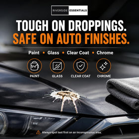 Riverside Essentials spray nozzle in action releasing cleaner, demonstrating precise targeted application benefit