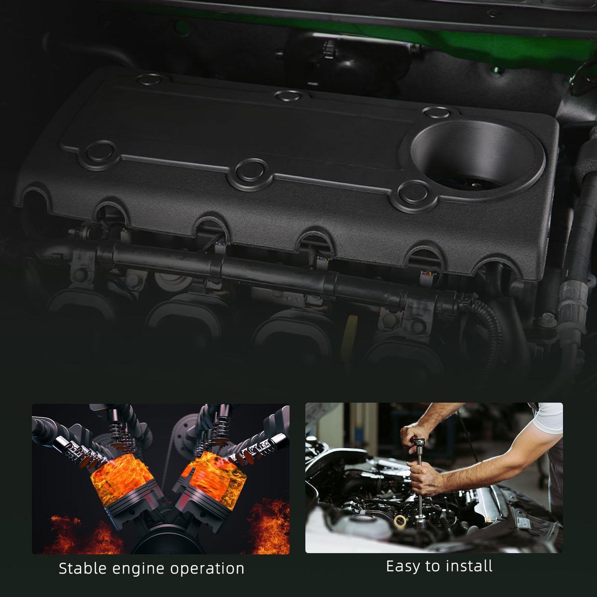 Riyhch packaging and part numbers label aiding part verification