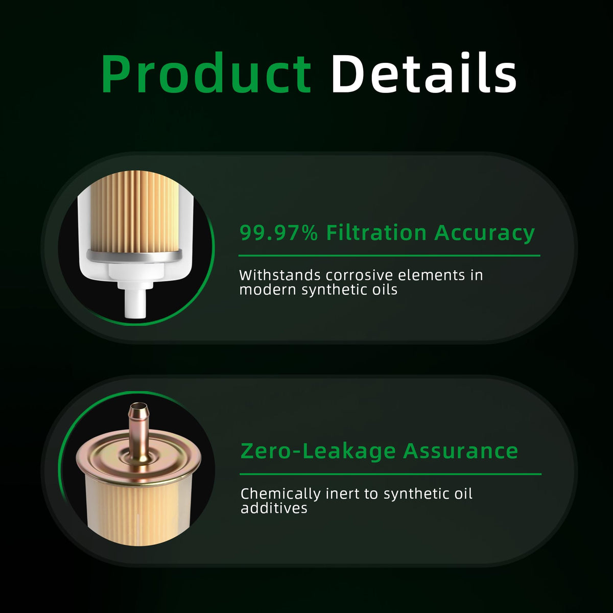 Riyhch filter next to ruler showing 96.5mm x 53mm size for quick fit confirmation