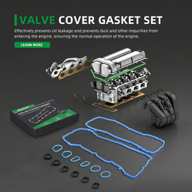Riyhch gasket set next to ruler showing scale for accurate fit verification