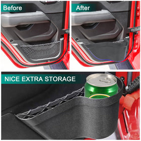 Rizwanjin pocket in use holding bottle and phone, keeps essentials within reach