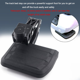 RJSJRAD step folded profile tucked flush to bumper preserving clearance