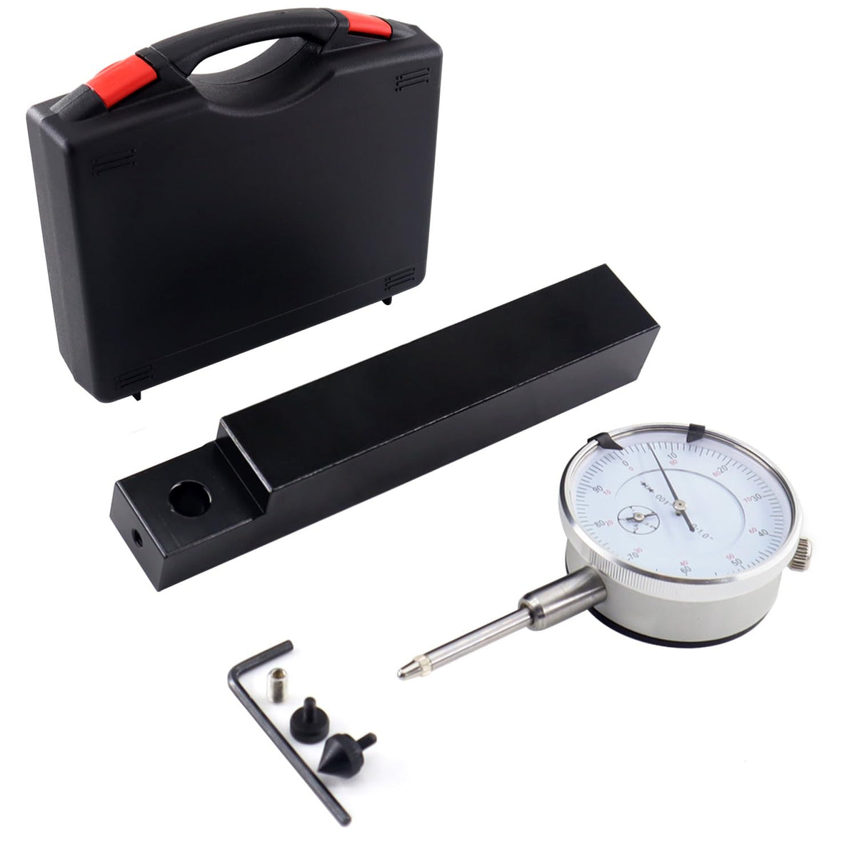 RJSPHH gauge front assembly showing base and dial for precise setup