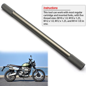 RJSPHH adjustable oil level tube with etched markings for precise fork oil height setting