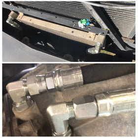 RJSPHH connection close-up showing fitting seat and clamp for secure seal