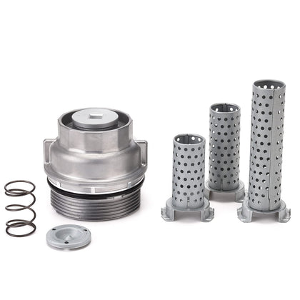 RJSPHH front view oil filter cap showing fit and durable construction benefit