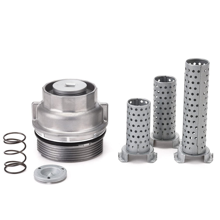 RJSPHH front view oil filter cap showing fit and durable construction benefit