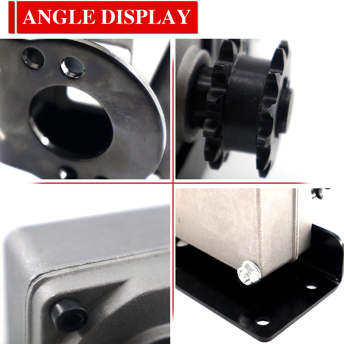 RJSPHH close-up of 13-tooth sprocket showing machined teeth for quieter operation benefit