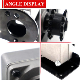 RJSPHH close-up of 13-tooth sprocket showing machined teeth for quieter operation benefit