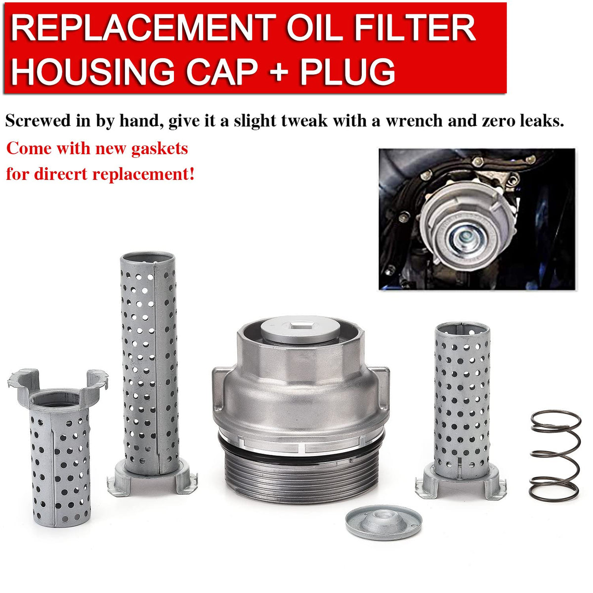 RJSPHH installed in engine bay demonstrating direct replacement benefit