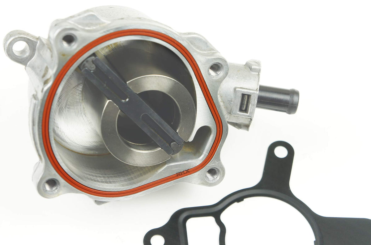 RKX kit parts placed beside vacuum pump to show compatibility and clear identification
